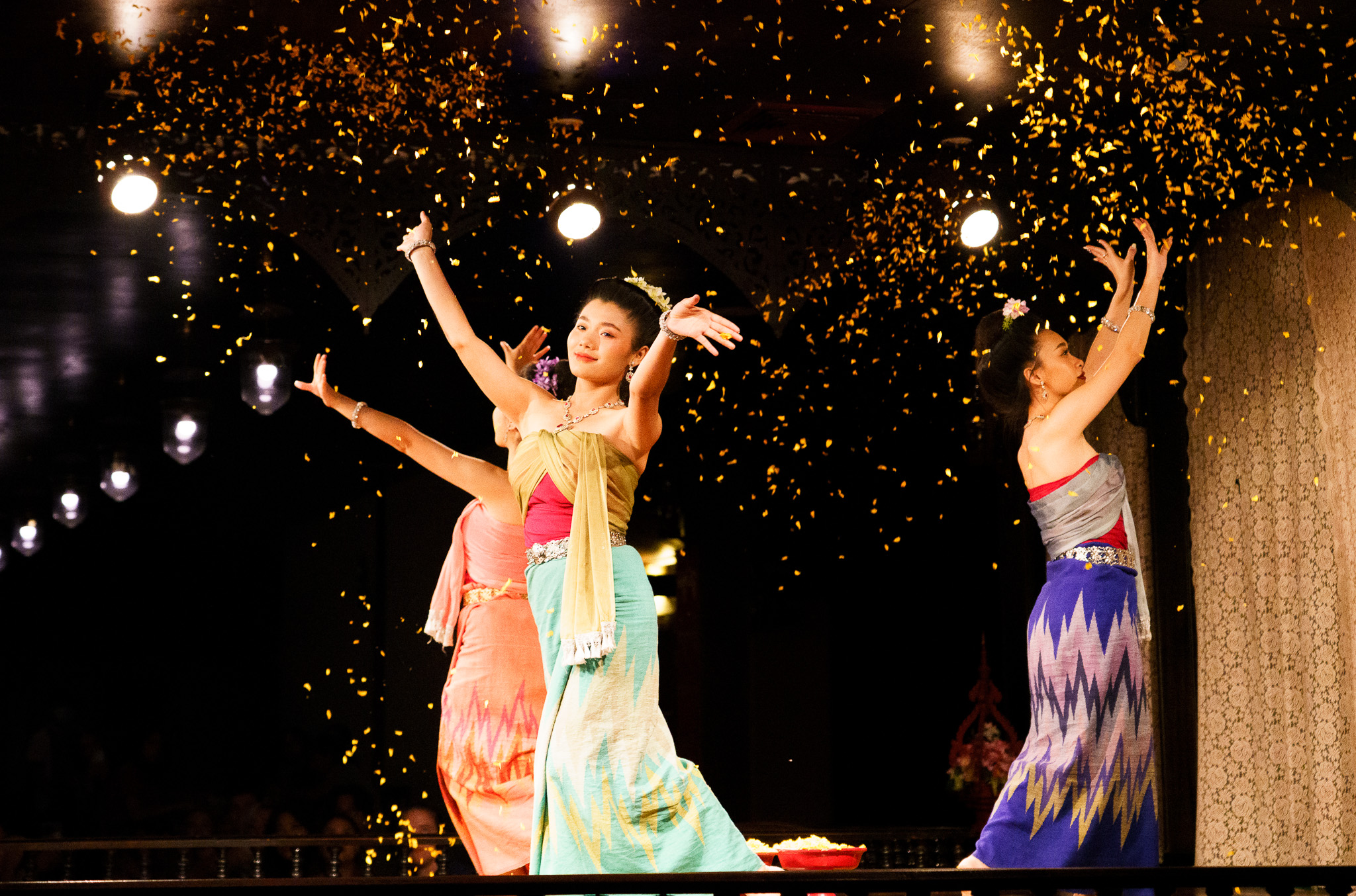 Women performing traditional dance in Thailand